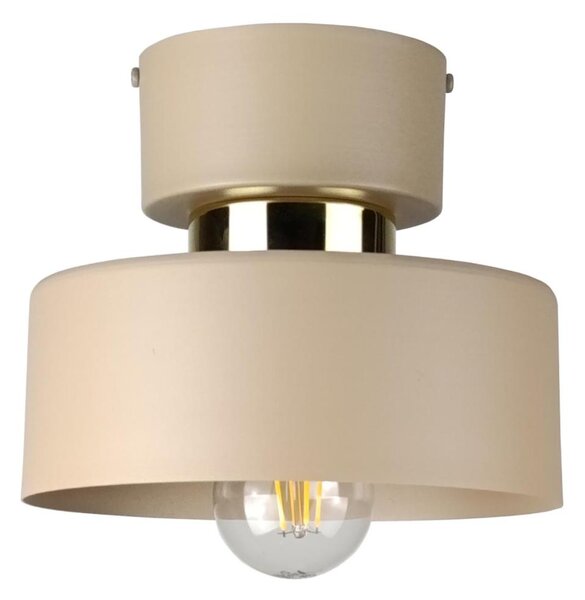 Таванно осветително тяло IGNIA 1xE27/60W/230V бежово/златисто