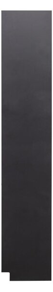 Черен модулен шкаф за книги от борова дървесина 78x210 cm Finca - WOOOD