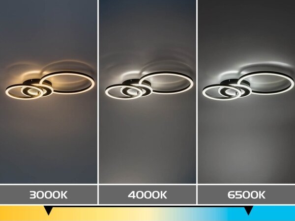 Rabalux 71485 - LED димируем таванен осветител LUREO LED/24W/230V 3000-6500K 46x33 cm + дистанционно управление