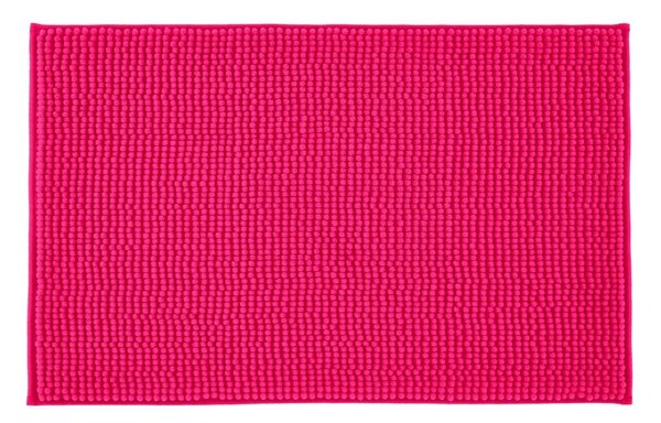 Тъмнорозов килим за баня 50x80 cm Bobble – Catherine Lansfield