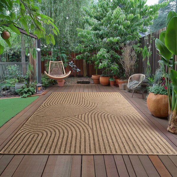 Кафяв килим за открито и закрито 120x170 cm Timber 1401 – Ayyildiz Carpets