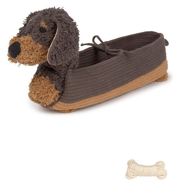 Тъмнокафява текстилна детска кошница за играчки 59x16x23 cm Sparky – Lorena Canals