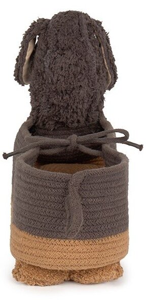 Тъмнокафява текстилна детска кошница за играчки 59x16x23 cm Sparky – Lorena Canals