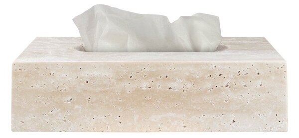 Каменна кутия за носни кърпички Travertine – Mette Ditmer Denmark