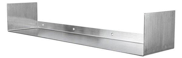 Стоманен стенен рафт в матово сребрист цвят 80,5 cm Float – Mette Ditmer Denmark