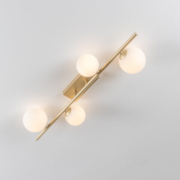 Brilagi - LED Полилей за повърхностен монтаж MILLA 4xG9/3W/230V златист/бял
