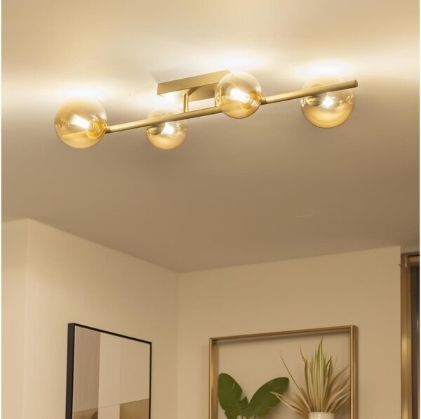Brilagi - LED Полилей за повърхностен монтаж MILLA 4xG9/3W/230V златист