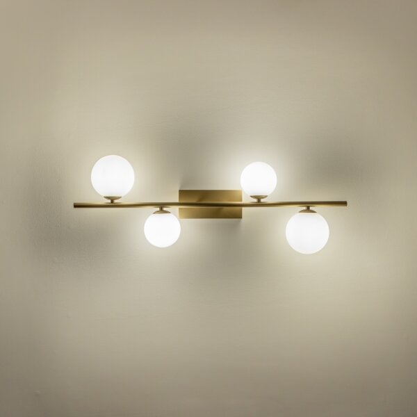 Brilagi - LED Полилей за повърхностен монтаж MILLA 4xG9/3W/230V златист/бял