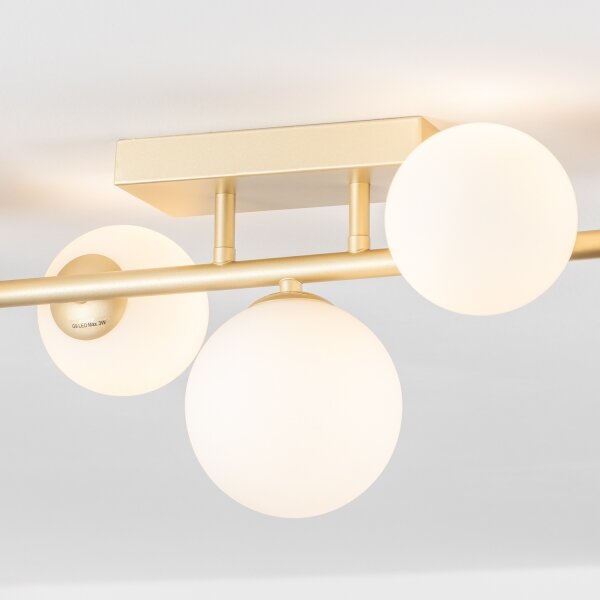 Brilagi - LED Полилей за повърхностен монтаж MILLA 7xG9/3W/230V златист/бял