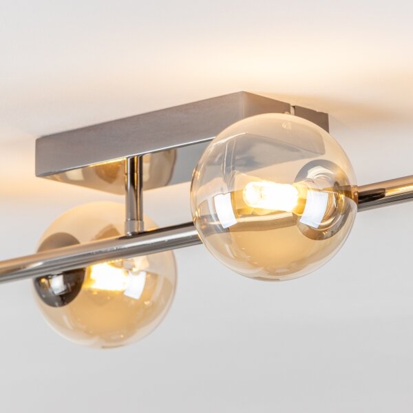 Brilagi - LED повърхностно монтиран полилей MILLA 4xG9/3W/230V черен хром/злато