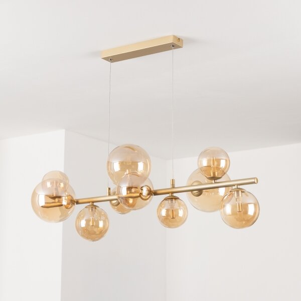 Brilagi - LED Пендел MILLA 10xG9/3W/230V златист