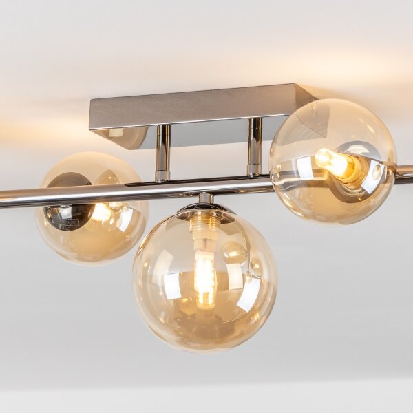 Brilagi - LED повърхностно монтиран полилей MILLA 7xG9/3W/230V черен хром/златен