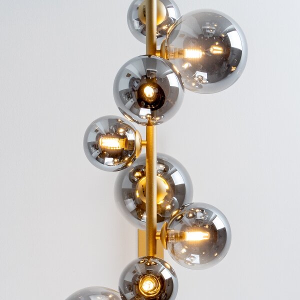 Brilagi - LED Пендел MILLA 10xG9/3W/230V златист/опушен