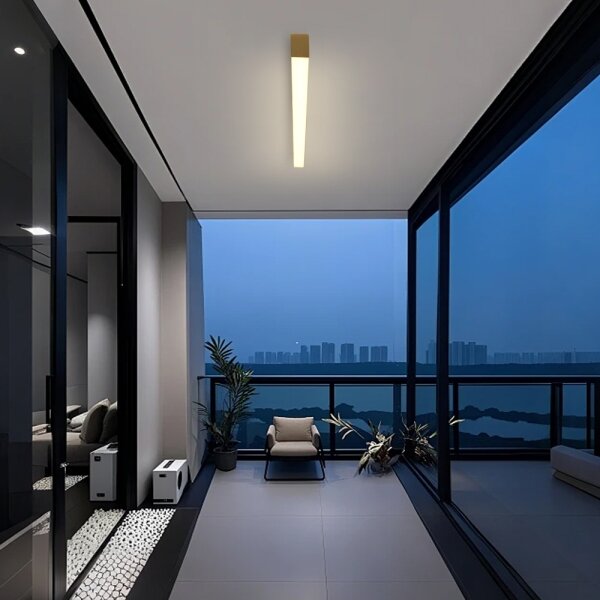Brilagi - LED таванно осветително тяло за баня SLEEKLINE LED/40W/230V златисто IP44