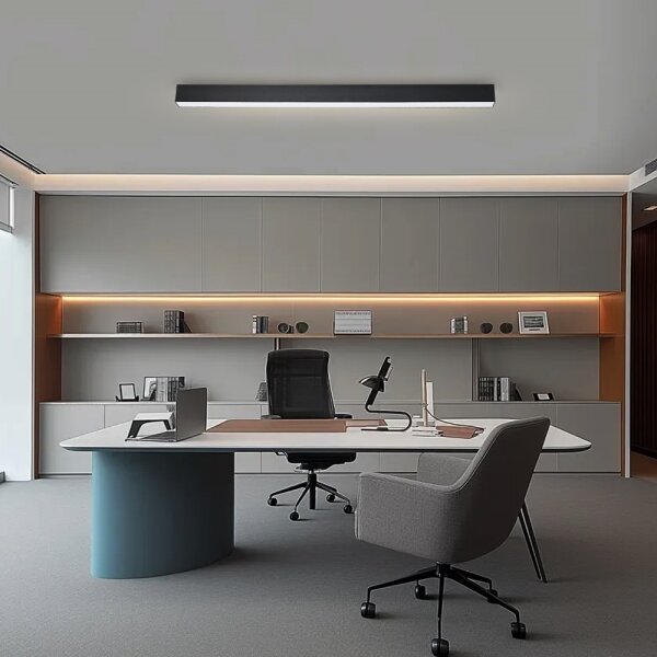 Brilagi - Димируем LED таванен плафон SLEEKLINE LED/40W/230V Wi-Fi Tuya, черен + дистанционно управление