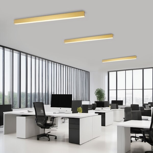 Brilagi - LED димируема таванна лампа SLEEKLINE LED/40W/230V Wi-Fi Tuya златна + дистанционно управление