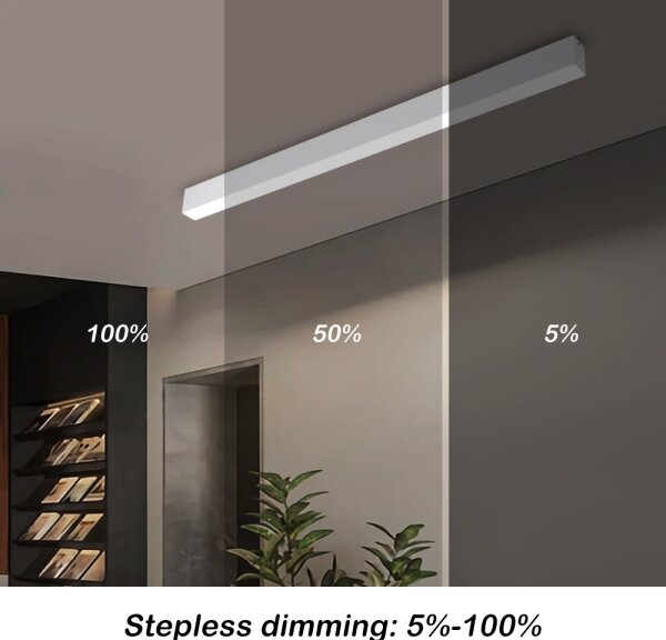 Brilagi - LED димируемо таванно осветително тяло SLEEKLINE LED/40W/230V Wi-Fi Tuya бяло+дистанционно