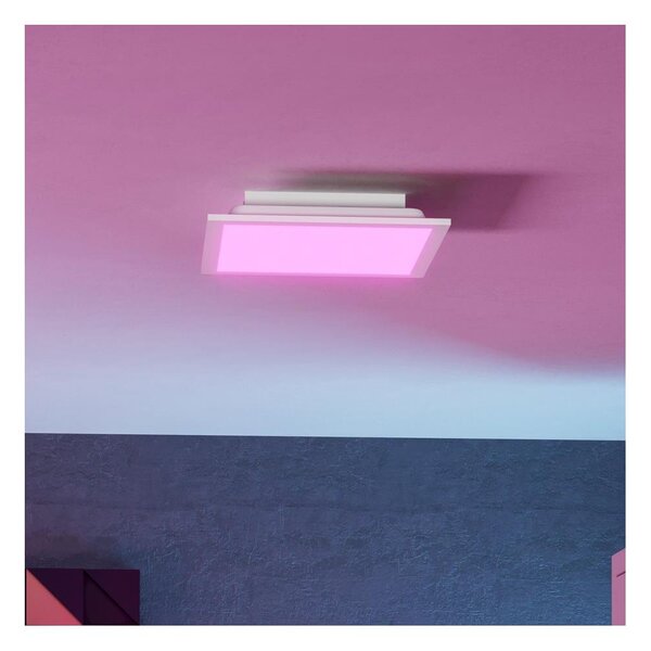 Eglo 901512 - LED RGBW плафон MORADILLO-Z LED/14W/230V 30x30 cm бял