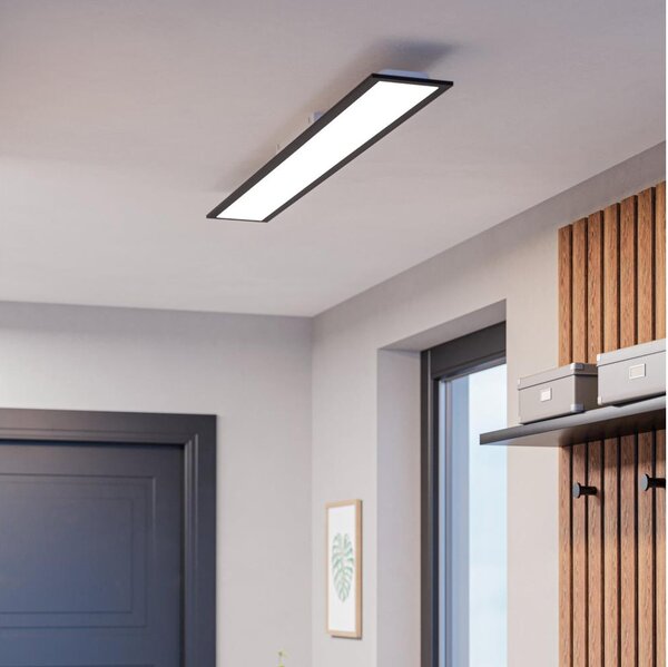 Eglo 901488 - LED повърхностен панел MORADILLO LED/28W/230V 120x15 cm черен