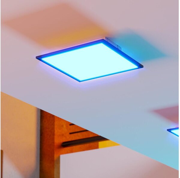 Eglo 901505-LED RGBW Димируемо тавaнно осветително тяло MORADILLO-Z LED/14W/230V 30x30cm черно