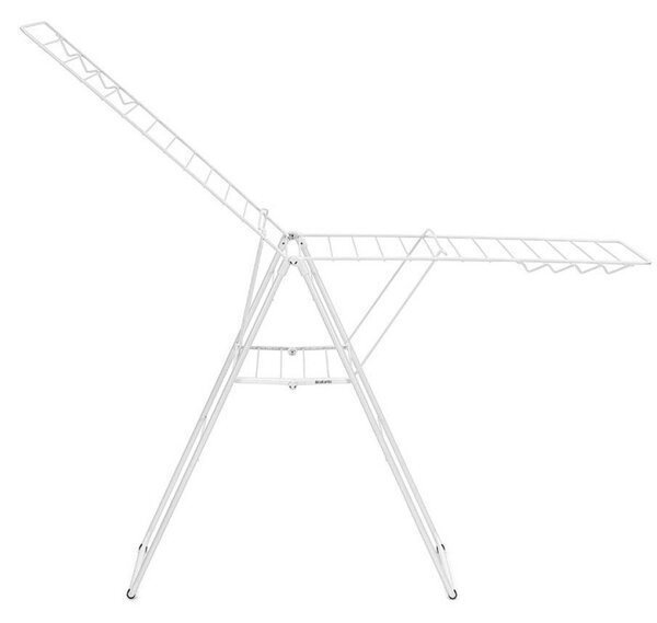 Сушилник за дрехи Brabantia Hangon 1004167, 25 м, 8 закачалки, Регулируем, Заключване за деца, Бял