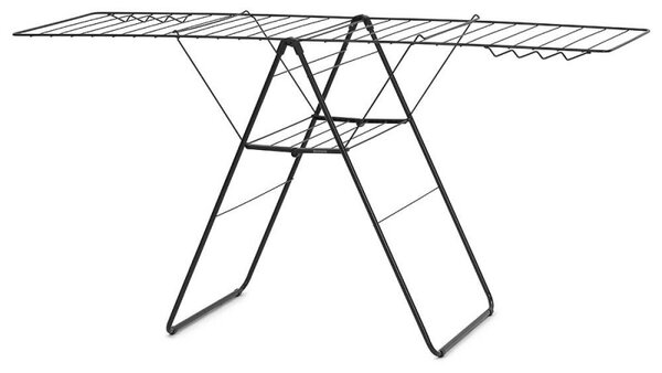 Сушилник за дрехи Brabantia Hangon 1004168, 25 м, 8 закачалки, Регулируем, Заключване за деца, Черен