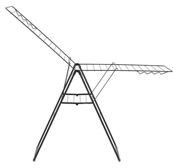 Сушилник за дрехи Brabantia Hangon 1004168, 25 м, 8 закачалки, Регулируем, Заключване за деца, Черен
