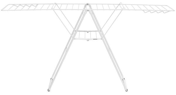 Сушилник за дрехи Brabantia Hangon 1004167, 25 м, 8 закачалки, Регулируем, Заключване за деца, Бял