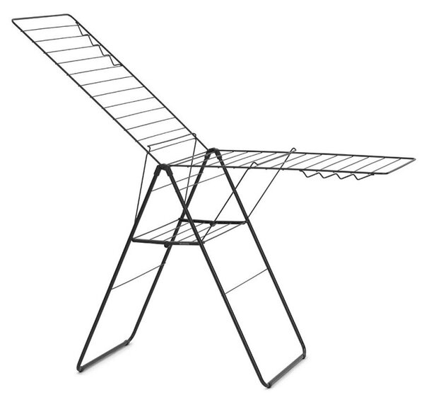 Сушилник за дрехи Brabantia Hangon 1004168, 25 м, 8 закачалки, Регулируем, Заключване за деца, Черен