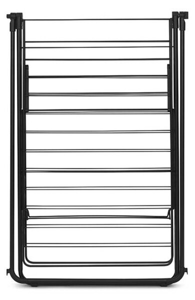 Сушилник за дрехи Brabantia Hangon 1004171, 25 м, 8 закачалки, Заключване за деца, Допълнителен прът, Черен