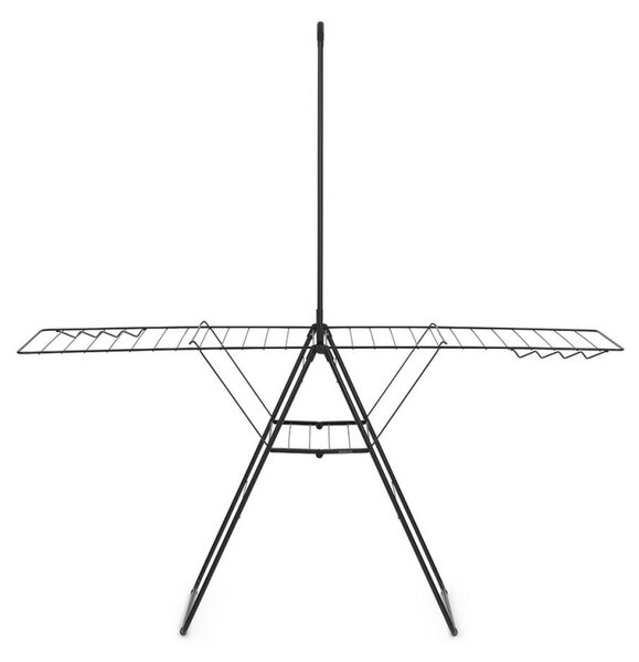 Сушилник за дрехи Brabantia Hangon 1004171, 25 м, 8 закачалки, Заключване за деца, Допълнителен прът, Черен