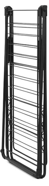 Сушилник за дрехи Brabantia Hangon 1004171, 25 м, 8 закачалки, Заключване за деца, Допълнителен прът, Черен