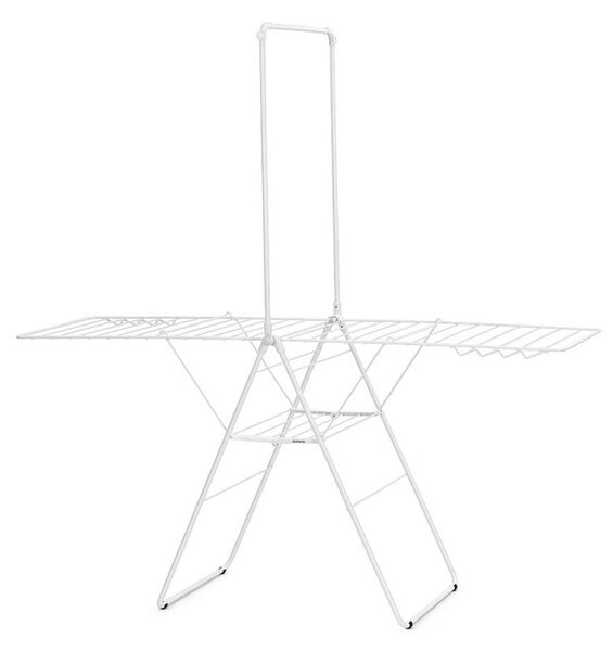 Сушилник за дрехи Brabantia Hangon 1004170, 25 м, 8 закачалки, Заключване за деца, Допълнителен прът, Бял
