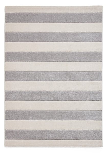 Светлосив килим 80x150 cm Cove Stripe – Catherine Lansfield