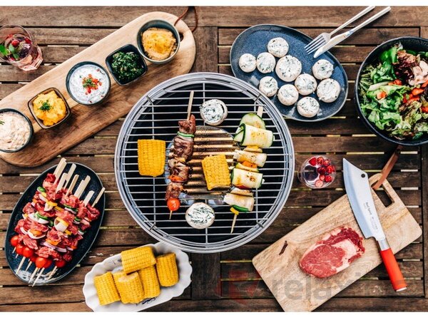 Преносим грил на дървени въглища ø 35 cm Classic – LotusGrill