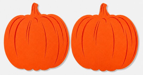 Sinsay - Подложки за маса във формата на тиква 2 pack - opaнжeв