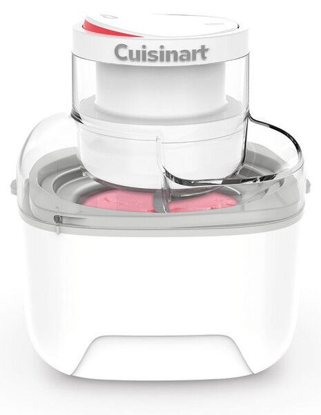 Машина за сладолед Cuisinart Solo Scoops ICEM10E, 25W, 475 мл, До 8 топки сладолед, Бял