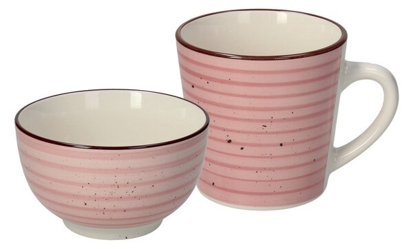 Комплект купа и чаша TOGNANA URBAN Urban Pastel Rosa, 14 см + 400 мл