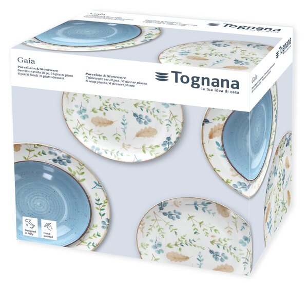 Сервиз за хранене TOGNANA METROPOLIS Gaia, 18 части