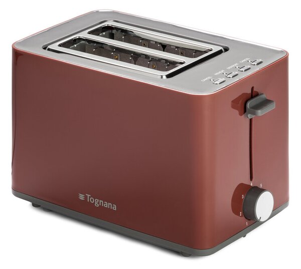 Електрически тостер с решетки TOGNANA PICC.ELETT IRIDEA Rosso, 850 W
