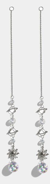 Sinsay - Висяща градинска декорация suncatcher с кристали 2 pack - бял