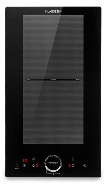 Klarstein Delicatessa Slim, индукционен котлон, 3500 W, таймер, черен