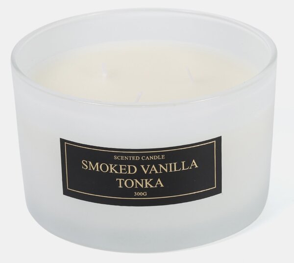 Sinsay - Ароматизирана свещ Smoked Vanilla Tonka - бял