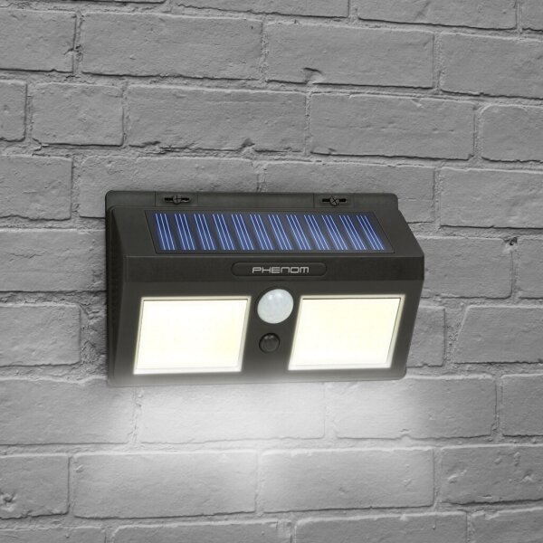 LED Соларен аплик със сензор 2xLED/2,5W/5,5V IP65