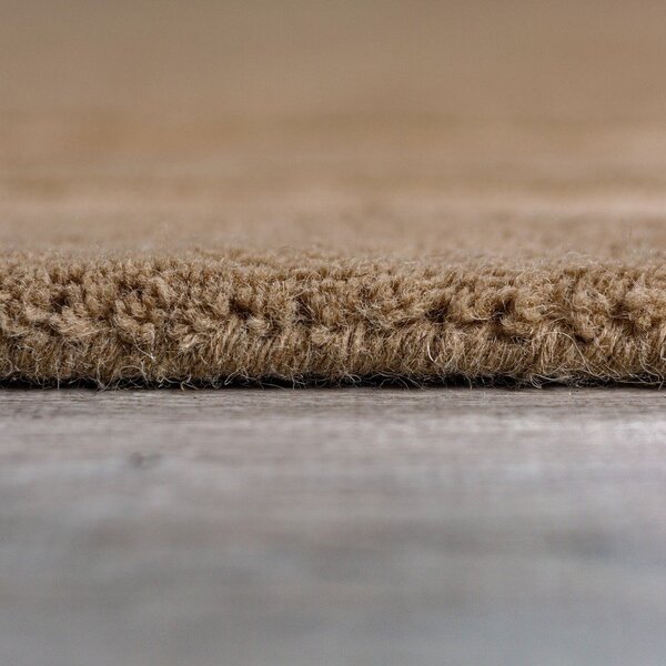 Кафяв ръчно изработен вълнен килим 200x290 cm Gatsby – Flair Rugs