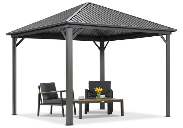 Метална беседка Сардиния 3x3 Garden Point антрацит