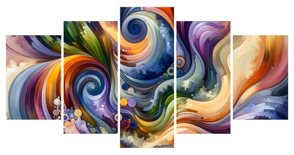 Картина на платно – Вихър на безкрайната енергия