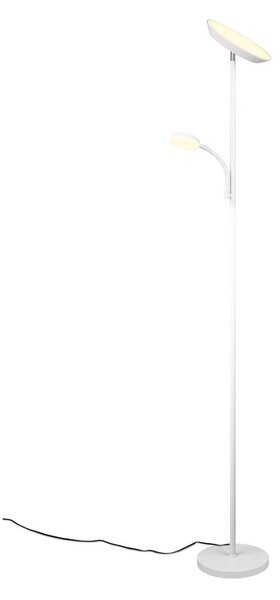 Бяла LED подова лампа (височина 178 cm) Specter – Reality