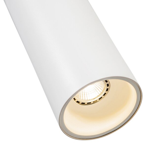 Дизайнерска висяща лампа бяла кръгла GU10 50mm - Tubo