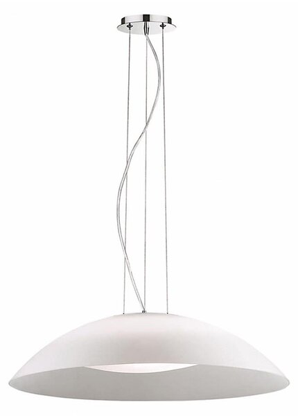 Ideal Lux - Полилей на кабел LENA 3xE27/60W/230V Ø 64 см, бял